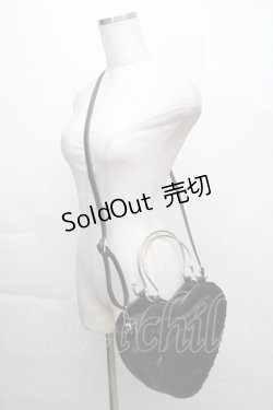 画像4: BABY,THE STARS SHINE BRIGHT / リボンハートバッグ  黒 S-25-12-07-019-BA-JA-AS-ZS