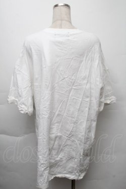 画像2: Jamie エーエヌケー / 憂鬱なかわいい世界Tシャツ  白ｘサックス S-25-12-07-023-LO-TO-HR-ZS