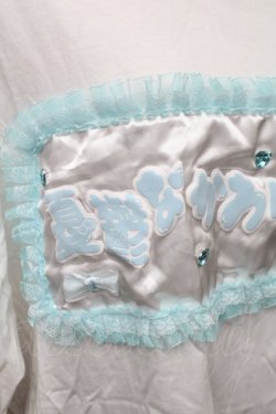 画像3: Jamie エーエヌケー / 憂鬱なかわいい世界Tシャツ  白ｘサックス S-25-12-07-023-LO-TO-HR-ZS