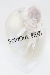 Hoshibako Works / 小夜啼鳥と薔薇 リボンローズクリップ  くすみピンク S-25-12-07-004-LO-AC-AS-ZS