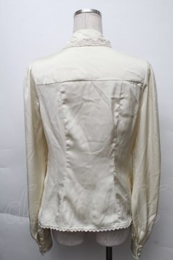 画像2: Hoshibako Works / 襟刺繍ブラウス  オフ S-25-12-07-024-LO-BL-AS-ZS