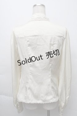 画像2: Hoshibako Works / 襟刺繍ブラウス  オフ S-25-12-07-024-LO-BL-AS-ZS