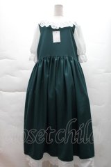 HirokoTokumine / レースカラーワンピース  グリーン S-25-12-08-039-LO-OP-AS-ZS