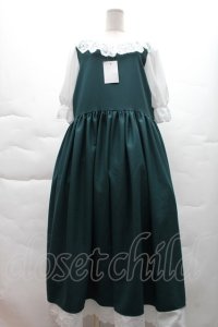 HirokoTokumine / レースカラーワンピース  グリーン S-25-12-08-039-LO-OP-AS-ZS