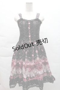 axes femme POETIQUE / スウィートハロウィンジャンパースカート  黒 S-25-12-08-045-AX-OP-AS-ZS