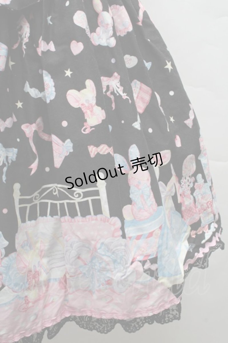 画像4: Angelic Pretty / ドリーミィドールハウスラウンドジャンパースカート  黒 S-25-12-08-046-AP-OP-AS-ZS (4)