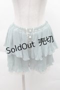 axes femme / 裾レースプリーツキュロット M ミント S-25-12-08-059-AX-PA-HR-ZS
