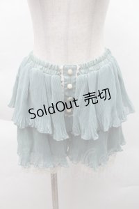 axes femme / 裾レースプリーツキュロット M ミント S-25-12-08-059-AX-PA-HR-ZS