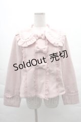 axes femme kawaii / ショコラベアショートコート  ピンク S-25-12-08-060-AX-CO-AS-ZS