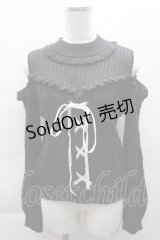 Ank Rouge / ケーブルニット  黒 S-25-12-08-015-CA-TO-AS-ZS