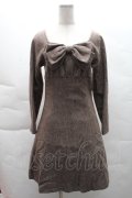 MILK / ツイードワンピース  ブラウン S-25-12-08-021-ML-OP-AS-ZS