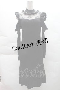 Ank Rouge / ニットワンピース  黒 S-25-12-08-022-CA-OP-AS-ZS