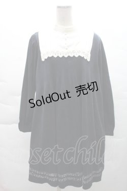 画像1: Fi.n.t / 楽譜ワンピース  紺 S-25-12-08-027-CA-OP-AS-ZT1219S