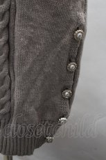 画像3: axes femme / 裾ボタンニットワンピース  ベージュS-25-12-08-030-AX-OP-AS-ZT590 (3)