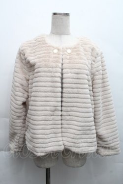 画像1: axes femme / ファージャケット  ベージュ S-25-12-11-042-AX-CO-HR-ZS