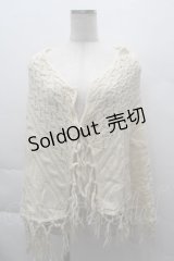 axes femme / ニットストール  キナリ S-25-12-11-004-AX-ZA-HR-ZS