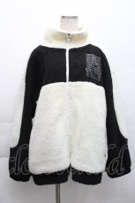 画像1: KRY CLOTHING / 「ストレッサー」 ボア切替フリースジャケット  黒ｘ白 S-25-12-11-044-EL-JA-HR-ZTC073 (1)