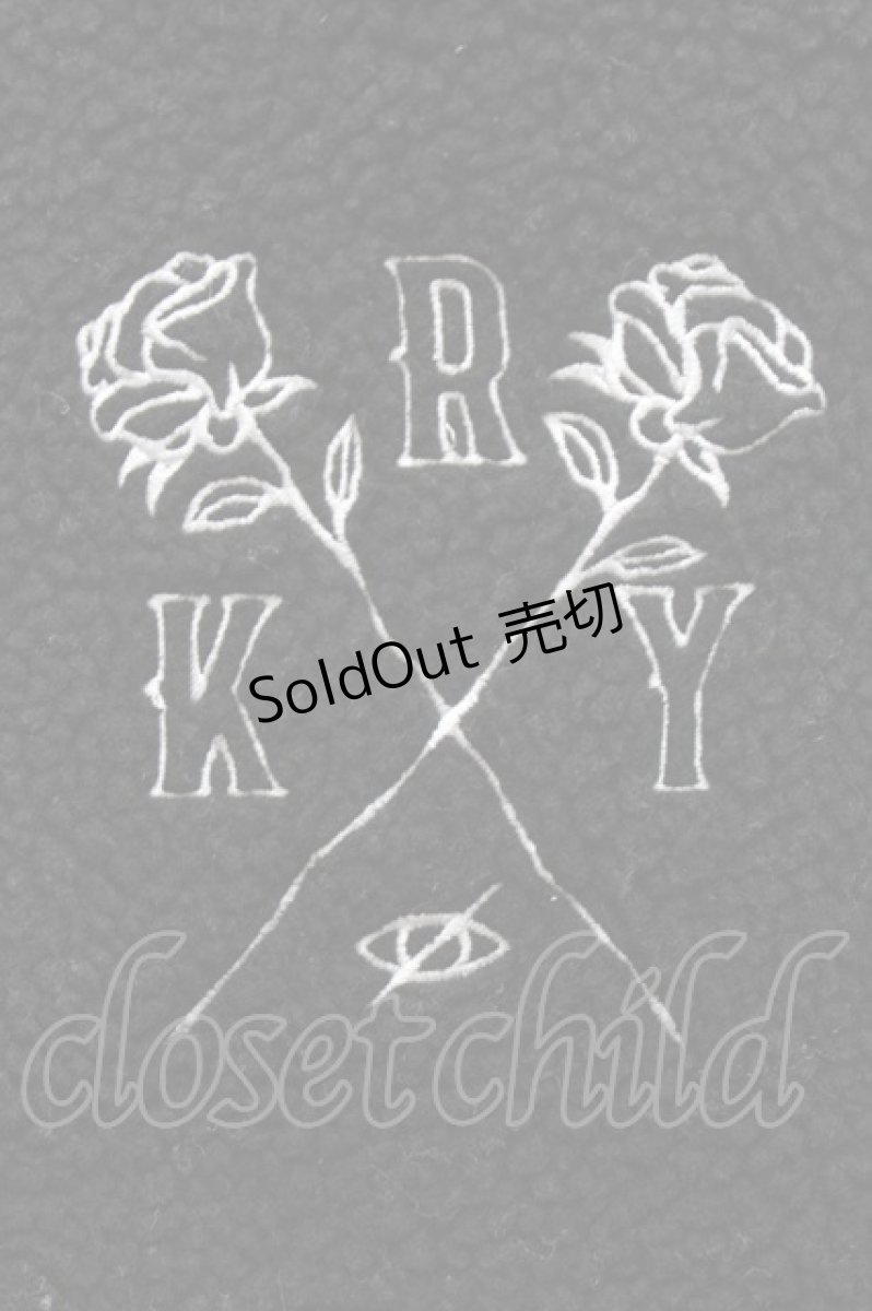 画像3: KRY CLOTHING / 「ストレッサー」 ボア切替フリースジャケット  黒ｘ白 S-25-12-11-044-EL-JA-HR-ZTC073 (3)