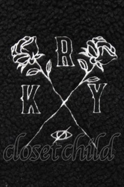 画像3: KRY CLOTHING / 「ストレッサー」 ボア切替フリースジャケット  黒ｘ白 S-25-12-11-044-EL-JA-HR-ZS