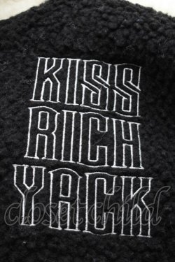 画像4: KRY CLOTHING / 「ストレッサー」 ボア切替フリースジャケット  黒ｘ白 S-25-12-11-044-EL-JA-HR-ZS