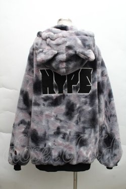 画像2: LISTEN FLAVOR / ゲーミング猫耳バックルファーブルゾン  グレー S-25-12-11-046-PU-CO-AS-ZS