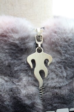 画像4: LISTEN FLAVOR / ゲーミング猫耳バックルファーブルゾン  グレー S-25-12-11-046-PU-CO-AS-ZS