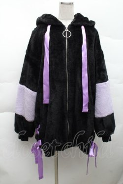 画像1: REFLEM / サンリオコラボクロミファーパーカー  黒 S-25-12-11-047-PU-CO-ET-ZS