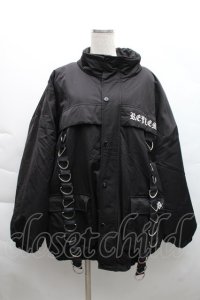 REFLEM / ミリタリー中綿ブルゾン  黒 S-25-12-11-048-PU-JA-HR-ZS