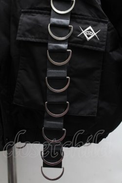 画像6: REFLEM / ミリタリー中綿ブルゾン  黒 S-25-12-11-048-PU-JA-HR-ZS