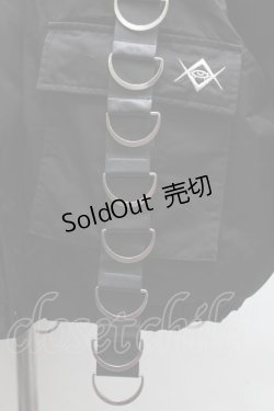 画像6: REFLEM / ミリタリー中綿ブルゾン  黒 S-25-12-11-048-PU-JA-HR-ZS