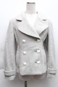 MILK / ハートボタンコート  グレー S-25-12-11-050-ML-CO-AS-ZS