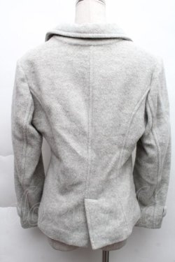 画像2: MILK / ハートボタンコート  グレー S-25-12-11-050-ML-CO-AS-ZS