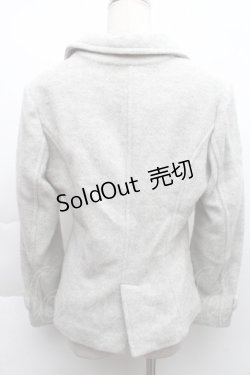 画像2: MILK / ハートボタンコート  グレー S-25-12-11-050-ML-CO-AS-ZS