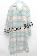 Jane Marple / タータンチェックコート  グリーン S-25-12-11-051-JM-CO-HR-ZS