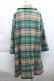 画像2: Jane Marple / タータンチェックコート  グリーン S-25-12-11-051-JM-CO-HR-ZS (2)