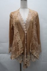 axes femme / レース重ねニットカーディガン   S-25-12-11-006-AX-TO-HR-ZS