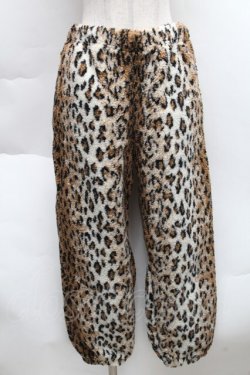 画像1: HELL CAT PUNKS / レオパードパンツ  ブラウン S-25-12-11-058-PU-PA-AS-ZS