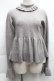 画像1: Candy Stripper / ハイネックニットトップス  グレー S-25-12-11-060-PU-TO-AS-ZS (1)