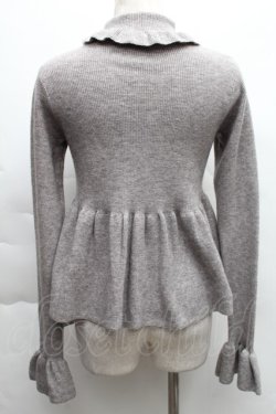 画像2: Candy Stripper / ハイネックニットトップス  グレー S-25-12-11-060-PU-TO-AS-ZS