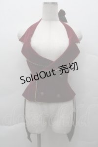 PUTUMAYO / ホルターネックベスト  ワイン S-25-12-11-008-PT-TO-AS-ZS