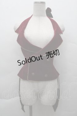 画像1: PUTUMAYO / ホルターネックベスト  ワイン S-25-12-11-008-PT-TO-AS-ZS