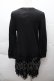 画像2: axes femme / 裾チュールロングニットカーディガン  黒 S-25-12-11-018-AX-TO-HR-ZS (2)