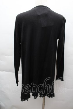 画像2: axes femme / ストーン付きカーディガン  黒 S-25-12-11-021-AX-TO-HR-ZS