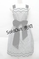 MILK / フロッキードットジャンパースカート  グレー S-25-12-11-025-ML-OP-AS-ZS