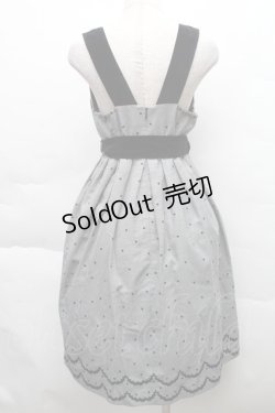 画像2: MILK / フロッキードットジャンパースカート  グレー S-25-12-11-025-ML-OP-AS-ZS