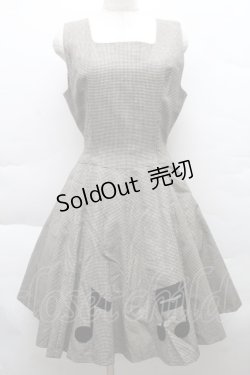画像1: MILK / 音符ワンピース  ブラウン S-25-12-11-026-ML-OP-AS-ZS