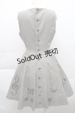 画像2: MILK / 音符ワンピース  ブラウン S-25-12-11-026-ML-OP-AS-ZS