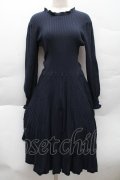 F&A / ニットワンピース  紺 S-25-12-11-027-LO-SK-AS-ZS