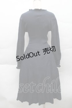 画像2: F&A / ニットワンピース  紺 S-25-12-11-027-LO-SK-AS-ZS