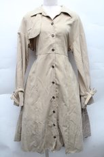 画像1: jouetie / 起毛トレンチワンピース  ベージュ S-25-12-11-028-EL-CO-AS-ZT516 (1)